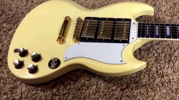 1987 Gibson Sg Les Paul Custom White 3 Pickups Demo 1987 Gibson Sg Les Paul Custom White 3 Pickups Demo