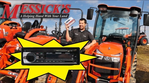 Messick's $89 Bluetooth Radio For Kubota Tractors Messick's $89 Bluetooth Radio For Kubota Tractors