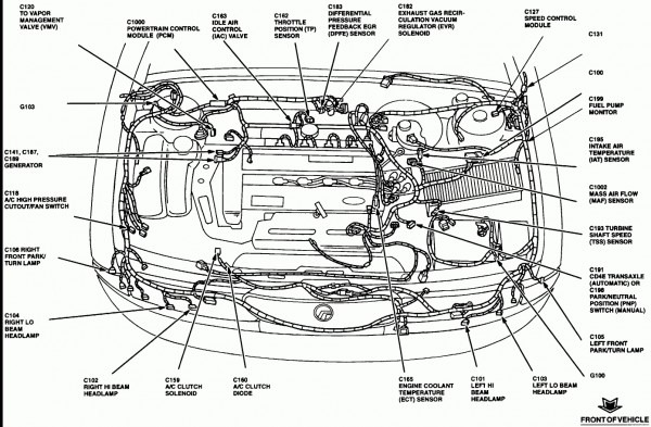 2000 Mercury Sable Engine Diagram