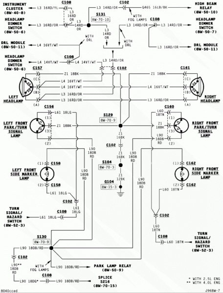 Jeep Jk Headlight Wiring Diagram