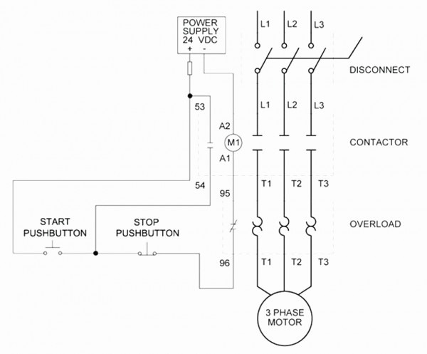 Motor Contactor Wiring Diagram