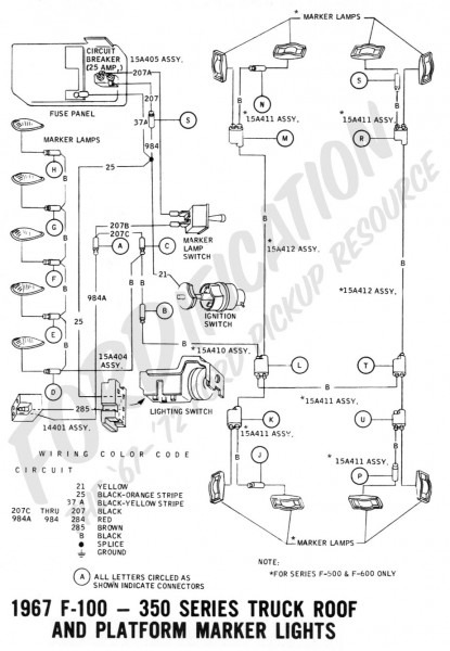 1968 Ford F100 Wiring Diagram