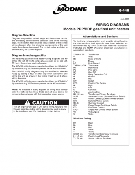 Modine Pdp Heater Wiring Diagram | Car Wiring Diagram