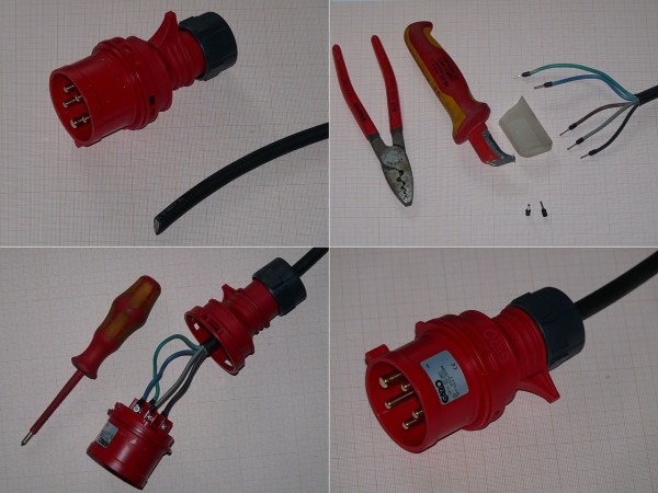 How To Wire A 3 Phase Plug