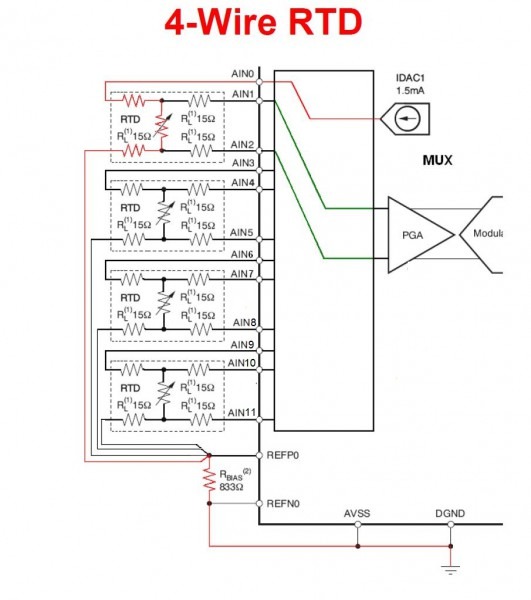 4 Wire Rtd Connections Diagrams