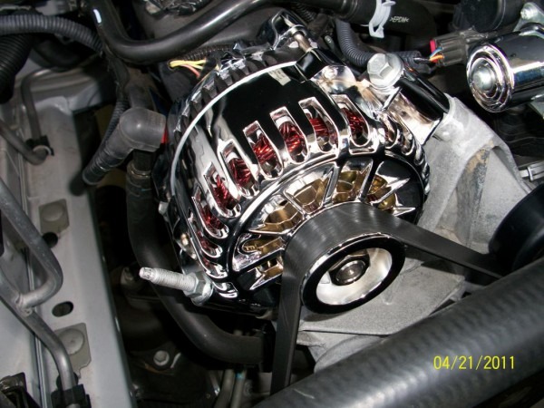 Sr Performance Mustang Chrome Alternator Sr Performance Mustang Chrome Alternator