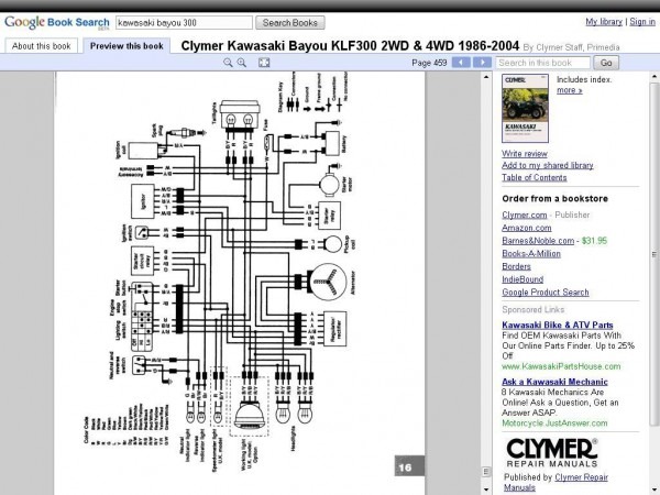 Kawasaki Bayou Wiring Diagram