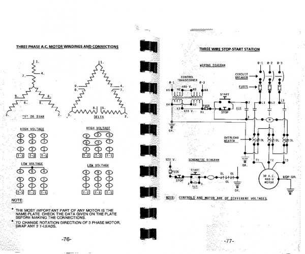 208v 3 Phase Wiring