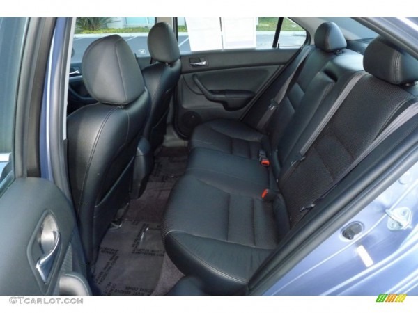 Ebony Black Interior 2006 Acura Tsx Sedan Photo  54239604