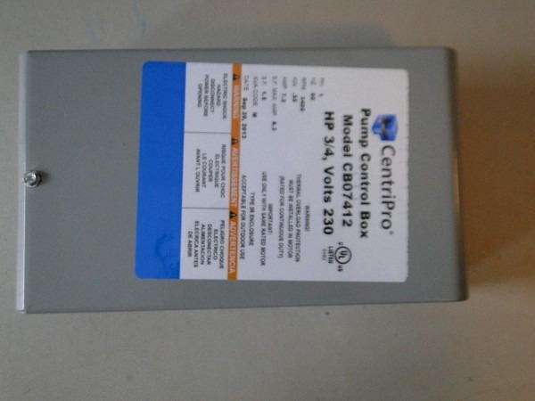 Goulds Centripro 3 4 Hp 230v Control Box Submersible Water Well Goulds Centripro 3 4 Hp 230v Control Box Submersible Water Well