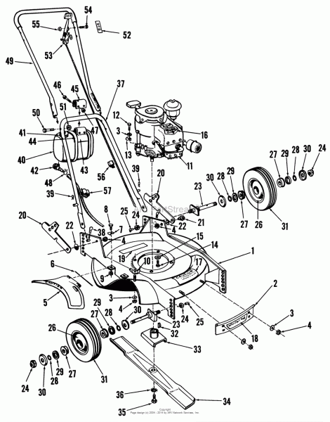 Toro Professional 23000, Whirlwind Lawnmower, 1964 (sn 4000001 Toro Professional 23000, Whirlwind Lawnmower, 1964 (sn 4000001
