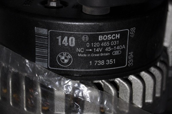 For Sale Used De Bosch Alternator Generator 0120465031 Bmw 1738351 For Sale Used De Bosch Alternator Generator 0120465031 Bmw 1738351