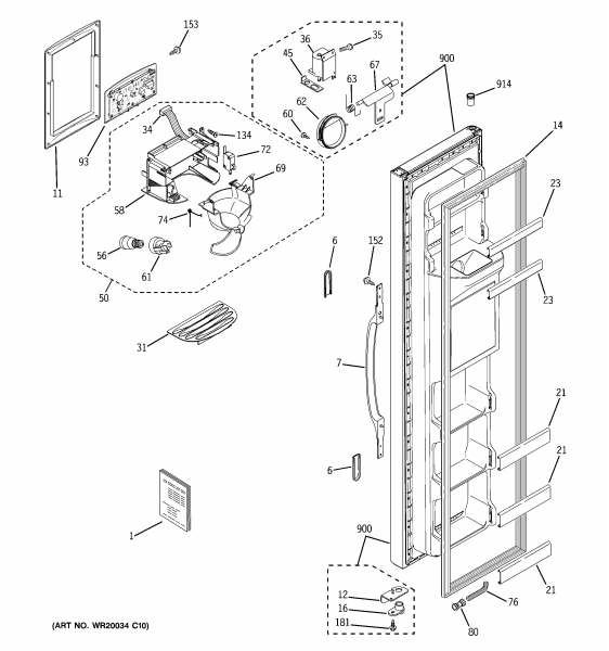 Hotpoint Model Hsm25gfbbsa Side Hotpoint Model Hsm25gfbbsa Side