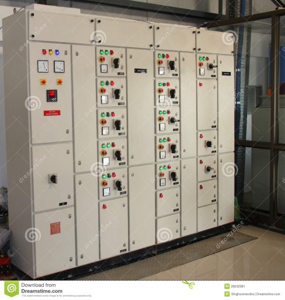 Industrial Control Panel Board Stock Image Industrial Control Panel Board Stock Image