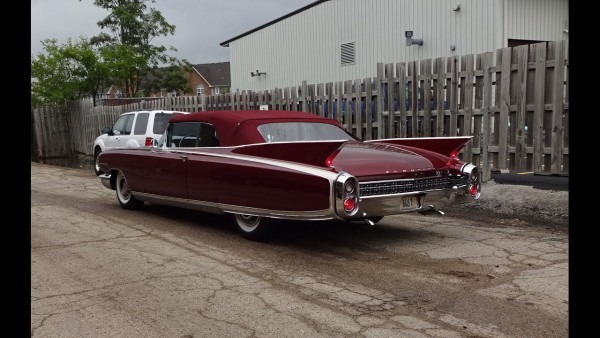 1960 Cadillac Eldorado Biarritz Convertible In Red & Engine Sound 1960 Cadillac Eldorado Biarritz Convertible In Red & Engine Sound