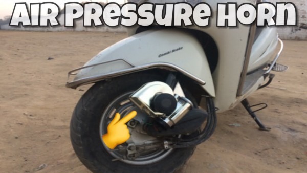 Air Pressure Horn For All Motorcycle And Scooters Air Pressure Horn For All Motorcycle And Scooters