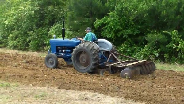 Discing With A Ford 3000 Tractor Discing With A Ford 3000 Tractor