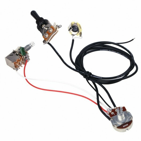 Ascendas Guitar Wiring Harness 3 Way Toggle Switch 500k With Coil Ascendas Guitar Wiring Harness 3 Way Toggle Switch 500k With Coil
