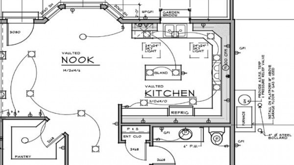 Electrical Plan For Kitchen Electrical Plan For Kitchen