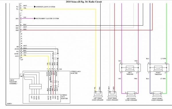 2008 Scion Xb Stereo Wiring Diagram Wiring Diagrams Source