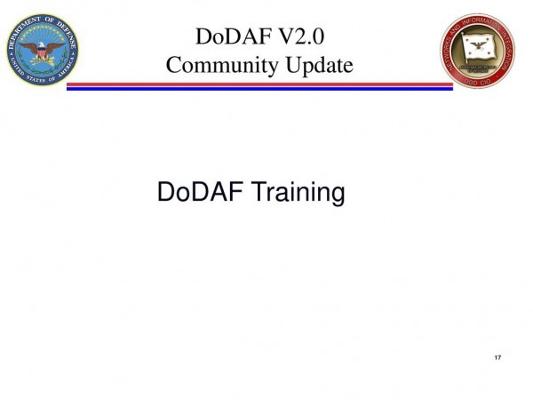 Dodaf V2 0 Community Update Overview Dodaf V2 0 Community Update Overview