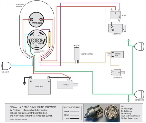 Farmall H 12 Volt Conversion Wiring Diagram