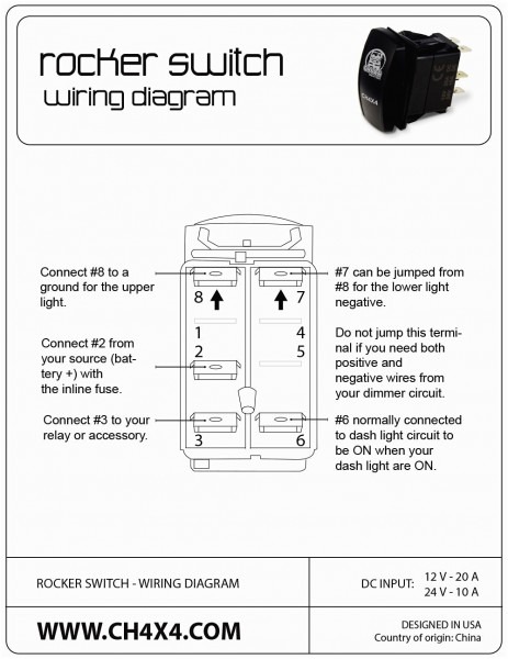 Lighted Rocker Switch Wiring Diagram Kcd4 4 Terminal New Toggle At - Car Wiring Diagram