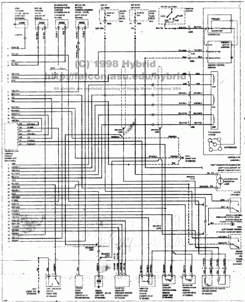 Honda Obd1 Ecu Pinout Integra Engine Wiring Harness Diagram Honda Honda Obd1 Ecu Pinout Integra Engine Wiring Harness Diagram Honda